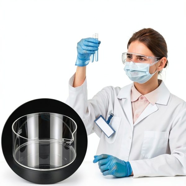 Borosilicate Glass Crystallizing Dish QWORK 1000ml Resistant Lab Dish-4