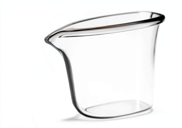 EISCO Crystallizing Dish, 300ml - Flat Bottom, with Spout - Borosilicate 3.3 Glass - Laboratory, Kitchen, Crafts-1