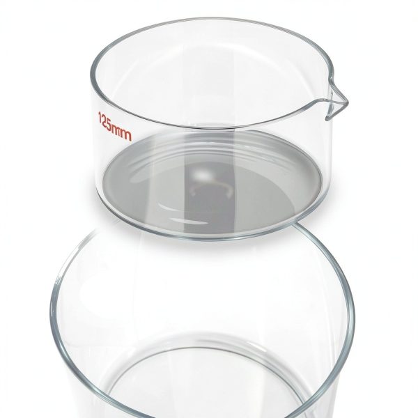 Crystallizing Dish 500ml Borosilicate by QWORK Flat Bottom Lab Dish-3
