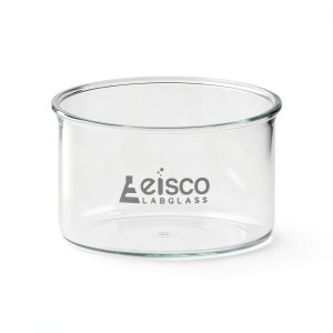 EISCO Crystallizing Dish, 150ml - Flat Bottom, No Spout - Borosilicate 3.3 Glass - Laboratory, Kitchen, Crafts-0