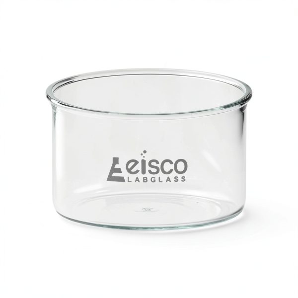 EISCO Crystallizing Dish, 150ml - Flat Bottom, No Spout - Borosilicate 3.3 Glass - Laboratory, Kitchen, Crafts-0