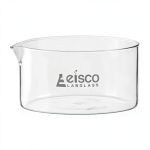 EISCO Crystallizing Dish, 2000ml - Flat Bottom, with Spout - Borosilicate 3.3 Glass - Laboratory, Kitchen, Crafts Labs-0
