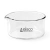 EISCO Crystallizing Dish, 300ml - Flat Bottom, with Spout - Borosilicate 3.3 Glass - Laboratory, Kitchen, Crafts-0