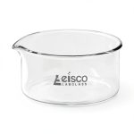 EISCO Crystallizing Dish, 300ml - Flat Bottom, with Spout - Borosilicate 3.3 Glass - Laboratory, Kitchen, Crafts-0