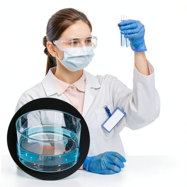 Crystallizing Dish 500ml Borosilicate by QWORK Flat Bottom Lab Dish-4