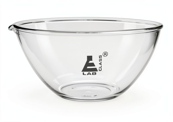 EISCO Evaporating Basin, 1000ml - Flat Bottom, with Spout - Borosilicate 3.3 Glass - Mixing Dish Bowl, Laboratory, Kitchen, Crafts-2