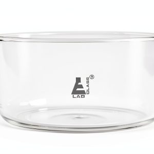 EISCO Crystallizing Dish, 3500ml - Flat Bottom, with Spout - Borosilicate 3.3 Glass - Laboratory, Kitchen, Crafts-0