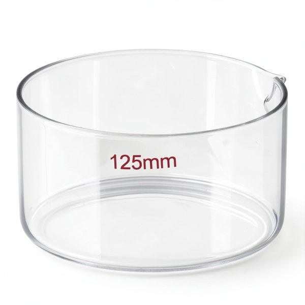 Crystallizing Dish 500ml Borosilicate by QWORK Flat Bottom Lab Dish-0